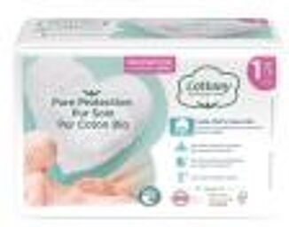 Couches avec du Coton Bio 27 Couches Taille 1 (2-5 kg) - Sachet 27 Couches