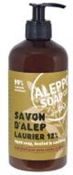 Savon d'Alep Liquide 12% Laurier 500 ml - Flacon-Pompe 500 ml