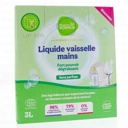Liquide vaisselle mains cubi de 3l