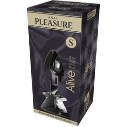 Anal Pleasure Mini Plug Métal Blanc Taille S 1ut