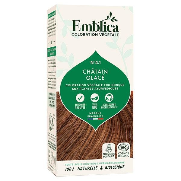 Coloration Végétale N°4.1 Châtain Glacé Bio 100g