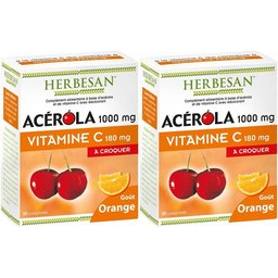 Herbesan® Acérola Vitamine C – Goût Orange