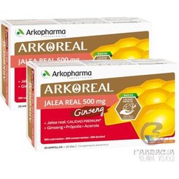 Arkoreal Gelée Royale + Ginseng 2x20amp