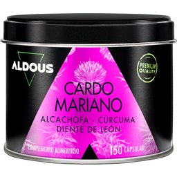 Aldous Labs Cardo Mariano con Alcachofa, Cúrcuma y Diente de León 150caps