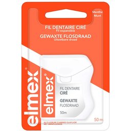Elmex® Fil dentaire ciré et mentholé avec distributeur
