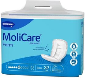 Molicare Premium Form 6 gouttes - 8 paquets de 32 protections