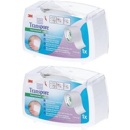 3M™ Transpore™ Sparadrap plastique microperforé 5 m x 2.5 cm