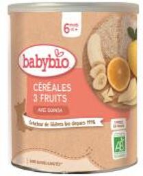 Céréales 3 Fruits Avec Quinoa Dès 6 Mois 220 g - Boîte 220 g