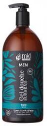 Men Gel Douche Surgras Tonic de 1 Litre - Flacon-Pompe 1000 ml