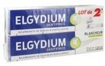 Dentifrice Blancheur au Bicarbonate de Sodium Fraîcheur Citron Lot de 2 x 75 ml - Lot 2 x 75 ml