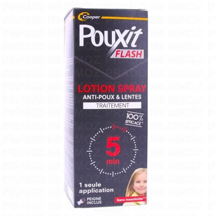 Flash Traitement anti-poux et lentes Flacon spray 150ml