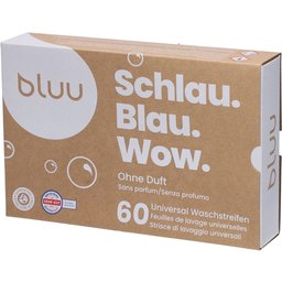Bluu Feuilles de lavage universelles sans parfum