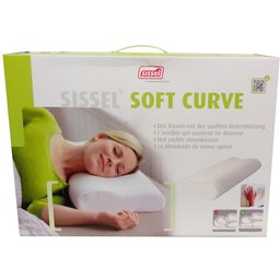 Sissel® Soft Curve Oreiller à mémoire de forme +Taie en velours