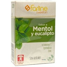 Bonbons sucrés sans sucre Menthol-eucalyptus
