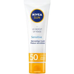 Nivea Sun UV Crème Solaire Visage Peau Sensible Spf50
