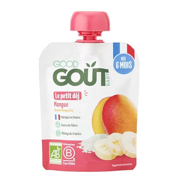 Good Gout Compote pour bébé Le Petit Déj Mangue 70g