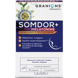 Somdor+ Mélatonine 15 comprimés