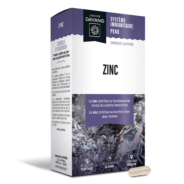 Zinc 30 gélules