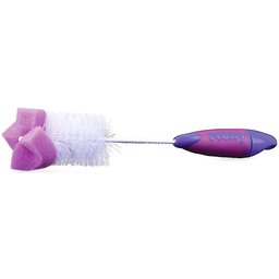 Goupillon 2 en 1 avec embout éponge