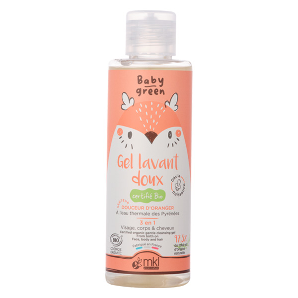 Baby Green Gel Lavant Doux Bio 100ml