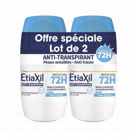 Anti-Transpirant - Déodorant Roll-on Protection 72h lot 2 x 50ml