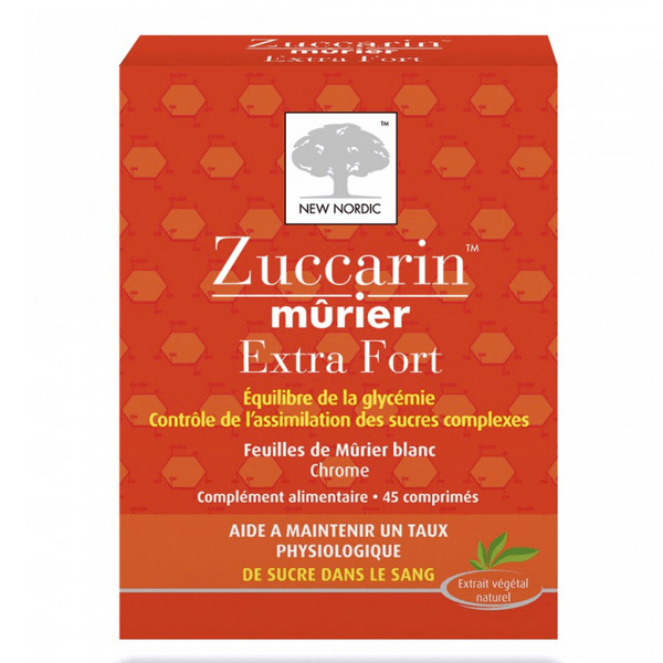 Zuccarin Mûrier Extra Fort 45 comprimés