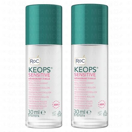 Keops - Déodorante roll-on sensitive 2x30ml