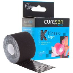 Kinesiotape 5Mx5Cm Noir