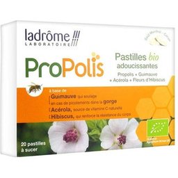 Ladrôme Propolis Pastilles Bio Adoucissantes 20comp