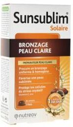 Sunsublim Bronzage Peau Claire 28 Capsules - Boîte 28 capsules