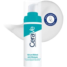 Sérum Rétinol Anti-Marques 30ml enrichi au Rétinol encapsulé et aux 3 céramides essentiels pour peaux à imperfections avec des marques post-acné (hyperpigmentation post- inflammatoire ou Pih)
