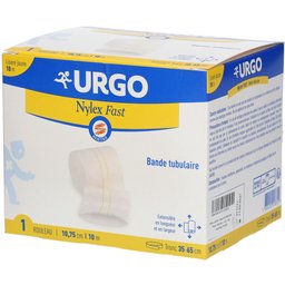 Urgo Nylex Fast Bande tubulaire liseré jaune 10,75 cm x 10 m