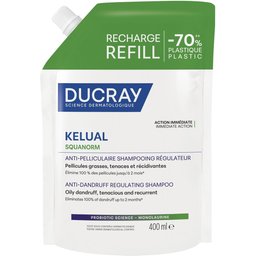 Ducray Kelual Squanorm Shampooing Régulateur Anti-pelliculaire Eco-Recharge