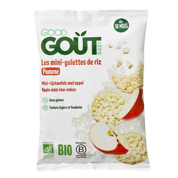 Biscuits Mini-Galette de Riz à la Pomme +10m Bio 40g