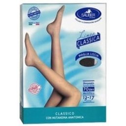 Clásico Pantimedia Lisa 70den Negro Talla 3 1ud