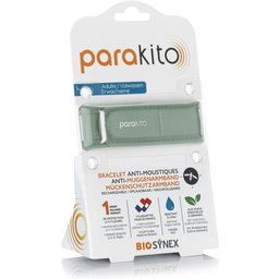 Parakito Bracelet Anti-Moustique Rechargeable Adultes Kaki