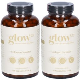 Glow25® Gélules de collagène hautement dosées avec acide hyaluronique et vitamine C