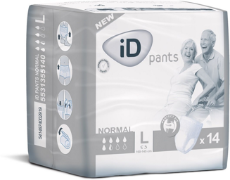 ID Pants Normal Large - 6 paquets de 14 protections