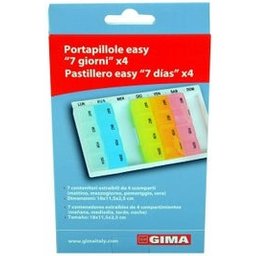 Boîte à pilules hebdomadaire Colors Gima Gobert