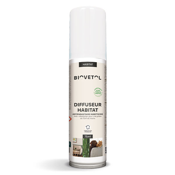 Biovetol - Antiparasitaire - Diffuseur Habitat - 75 ml
