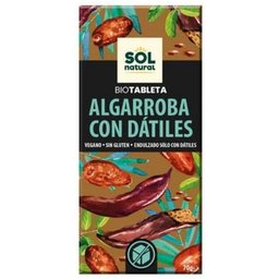 Bio Tableta Algarroba con Dátiles 70g