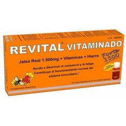 Vitaminé Gelée Royale 1000mg 20 Ampoules Buvables