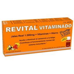 Vitaminé Gelée Royale 1000mg 20 Ampoules Buvables