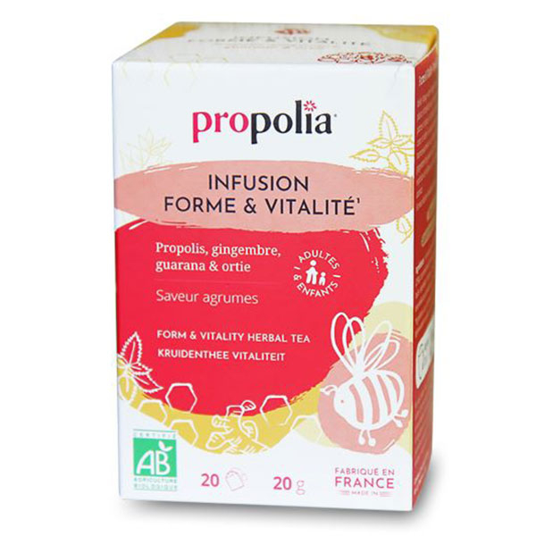 Bio Infusion Forme & Vitalité Saveur agrumes 20 sachets