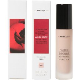 Korres Wild Rose Fond de Teint Seconde Peau Éclat Wrf1
