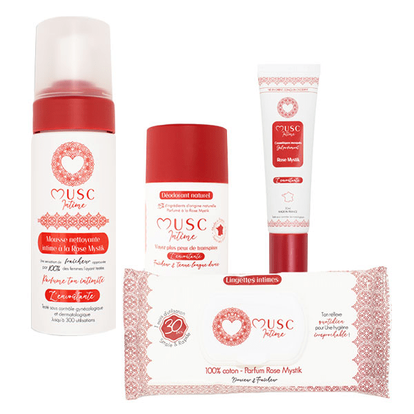 Rituel Parfumé Rose Mystik - Déodorant, Gel, Mousse, Lingettes