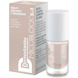 Micoblock 3In1 Vernis à Ongles Hydratant Beige 5ml