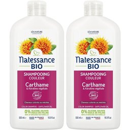Natessance Shampooing Couleur Bio Carthame et Kératine Végétale Cheveux Colorés