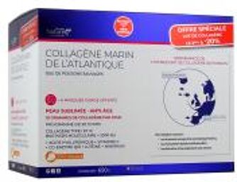 Collagène Marin de L'Atlantique Peau Sublimée Anti Âge Lot de 2 x 325 Grammes - Boîte 2 x 325 g