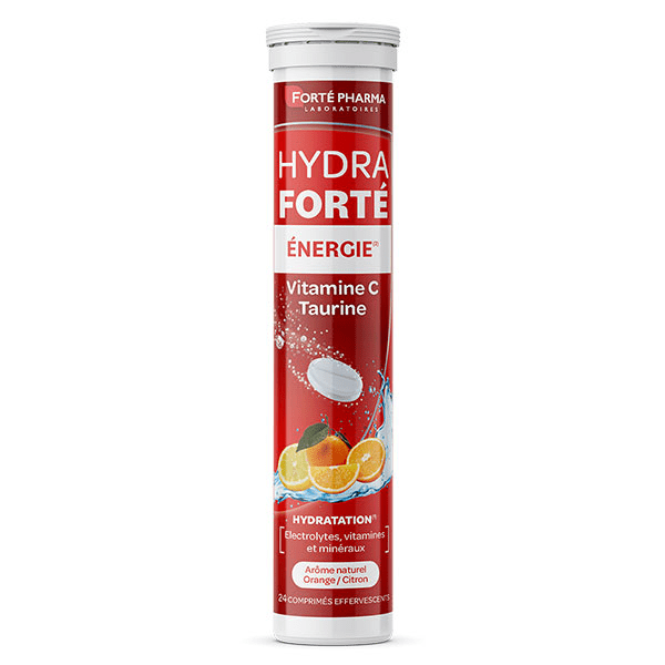 HydraForté Energie Electrolytes Vitamine C Taurine 24 comprimés